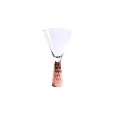 Top Seller Rose Gold Plating Cocktail Glass Silver Matini Wine Glass