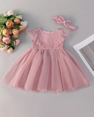 Girl Dress Baby for Design Luxury Wholesale 6-12 Months One Old 3 Smocked Gowns Wedding Mom and Matching Girl Dress Baby