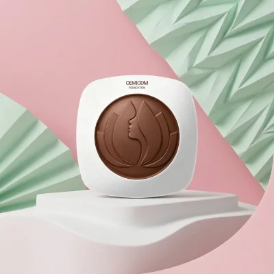 OEM ODM Private Label Chocolate Cushion Foundation Model YX-246 Medium Dark Skin Tone Coverage Long Lasting Matte Face Makeup