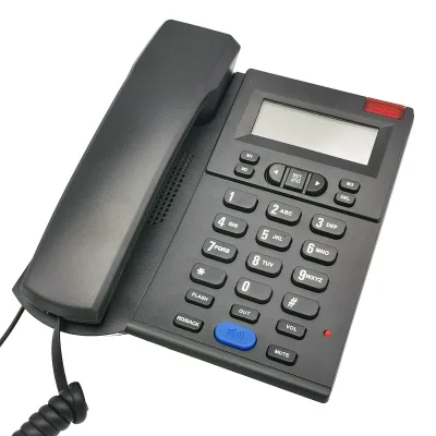 CT376 Land Line Telephone High Quality Telephone Corded Basic Office Telephones Redial Function