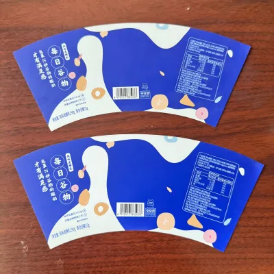 iml labels printing for yogurt cup packaging