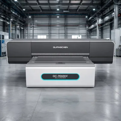 GC-9060 High-Speed High-Precision High-Resolution XP600 Ricoh Print Head Used Flatbed UV Inkjet Printer