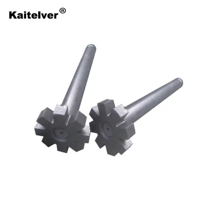 Aluminium Industry Degassing Carbon Graphite Rotor Shaft and Impeller Rotator