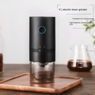 Portable Electric Coffee Grinder with ABS Housing 3-5 Cups Capacity Cross-border Supply Coffee Utensil