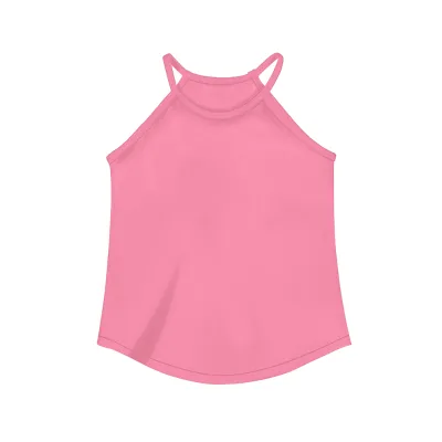 Custom Logo Girls Vest Kids Children Tops Baby Singlet Girls Undershirts Teenager Tank Top