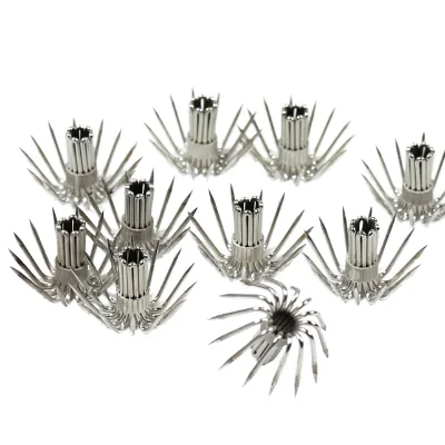 Stainless Steel Squid Jig Assist Hooks 14 Needles Sizes #2-#4 Shrimp Lure DIY Egi Fishing Spares