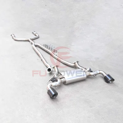 VR30DDTT Q50/Q60 3.0T Valved Cat-Back Exhaust System Stainless SteeL NBIV