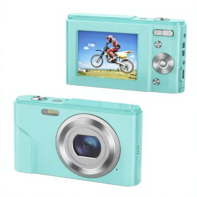 HD Digital Camera Mini Camera Beauty-mode Selfie Function 2"-3" Screen ABS Material TF Memory Card