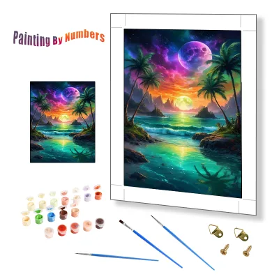 Paint By Numbers Custom Magical Beach 3d Painting By Numbers
