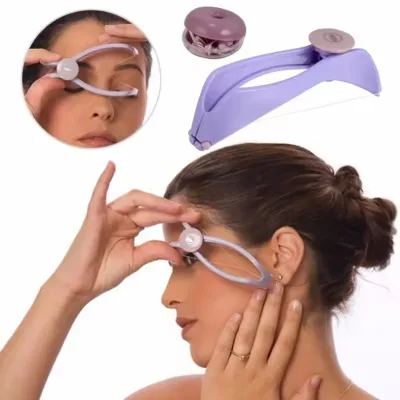 Ladies' Mini Facial Hair Remover, Spring Wire Hair Remover, Facial Cheek Eyebrow Makeup and Beauty Tool
