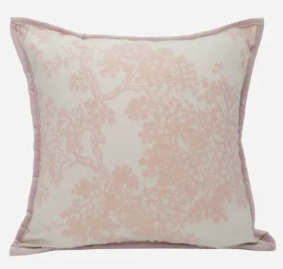 Modern Simple Pink Series Sofa Pillow Wholesale Villa Living Room Cushion Hotel Homestay Bed Light Luxury Pillow