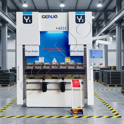 Reduce Operating Cost 5 Axis Electro-hydraulic Press Brake Eco Design With Original Delem CNC Controller