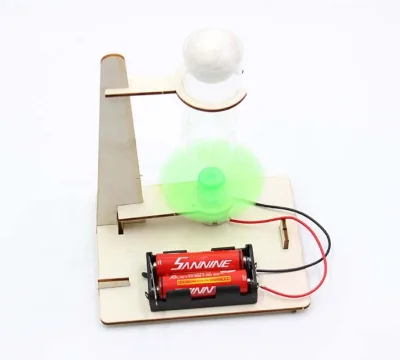 Educational Toy Floating Experiment Explore Ability Wood Electric Ball Toy for Kid