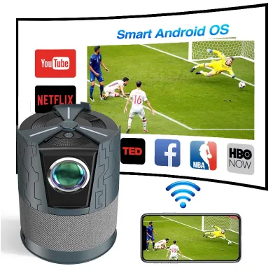 2022 New Arrivals 4K USB Multimedia Projector Cinema Theater Beamer Home Video LCD 3D Wireless