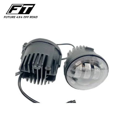 Factory Direct Waterproof Bead 20W Dual Tone Angel Eye LED Fog Lamp 26150-EA000 for Nissan Offroad Upgrade Parts