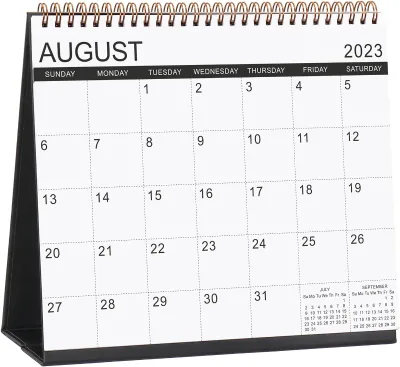 Custom Desk Calendar Student Desktop Notepad Memo Self-Discipline Punch Card Planner Countdown Calendar Ornament