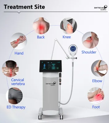 2000W New 2 in 1 Magnetic Therapy Electromagnetic and Shockwave Therapy for Muscle Recovery Neck and Shoulder Massager