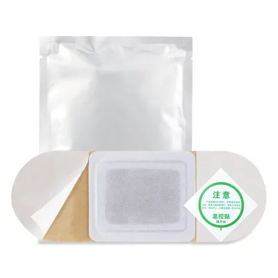 Factory Wholesale Hot Moxibustion Patch Natural Herb Mugwort Wormwood Fever Moxa Plaster Patches