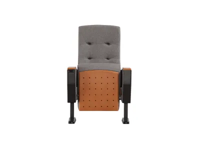 Used Modern Luxury Theater Auditorium Chair with Writing Pad Metal Frame for Commercial Cinema Seats