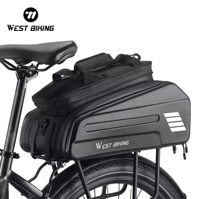 WEST BIKING Wholesale 20L Large Capacity Ebike Battery Bags Cycling Bicycle Pannier Triangle Frame Safe Bag Set Bike Accessories