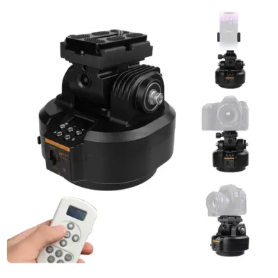 Zifon Yt-2000 Ai Face Camera Panoramic Remote Control Pan Tilt Motorized Tripod Head for Dslr Camera