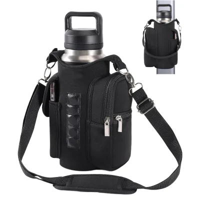 2025 Custom Wholesale 5 Built-in Magnetic Gym Bag Waterproof Multifunctional Water Bottle Holder with Phone Holder for Men Women