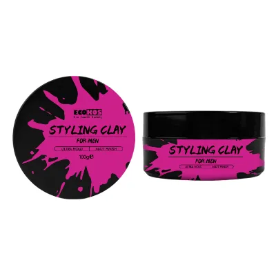 Private Label Professional High Moisture Hair Styling Clay Long Lasting Pomade & Wax for Personal Care