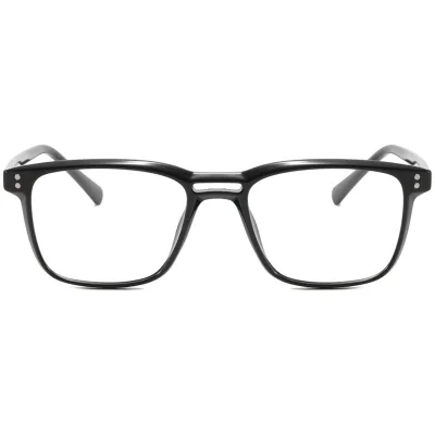 2024 New Design Transparent Acetate Eyeglasses Frame Polarized Sun Glasses Magnetic Clip on Polarized Sunglasses Unisex