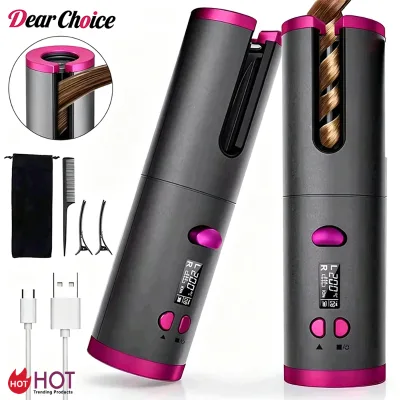 Hot-Selling Rechargeable USB Automatic Wireless Hair Curler for Household