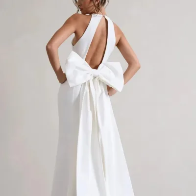 S0583F Mopping Large Bow Encryption Soft Gauze Wedding Accessories Veil Long Bridal Wedding White Waist Accessories
