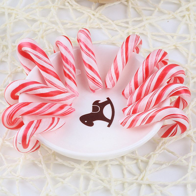 Hot Sale Individual Pack Wholesale Mini Sweet Canes Hard Candies Christmas Decoration Candies Christmas Candy Candy Cane