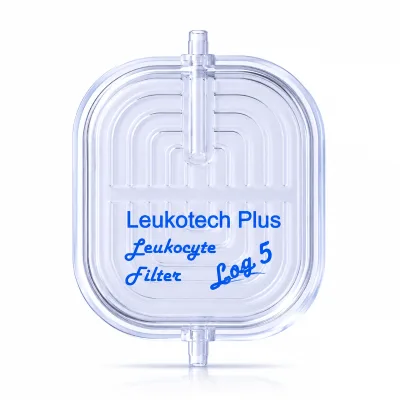 High Efficiency Disposable In-line PVC EO Sterilized Leukocyte Removal & Reduction Filter for Whole Blood Blood Bank