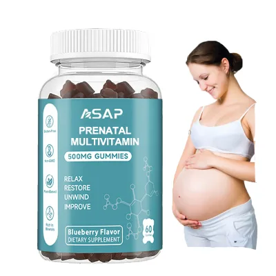 Private Label Best Prenatal Vitamins Multivitamin Gummy Fertility Supplements Halal Prenatal Gummies