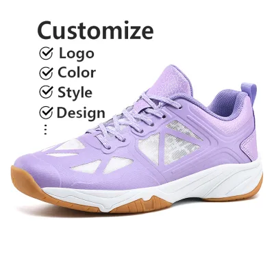 Manufacturer Custom Oem Indoor Breathable Anti-Slip Lightweight Training Badminton Shoes for Men