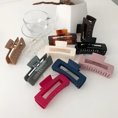 Fall Winter New Frosted Oversized Hair Plastic Claw Strong Hair Plastic Claw