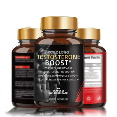 Herbal Male Enhancing Supplement Testosterone Booster Capsules with Natural Herbs Extract for Muscle Builder & Performance