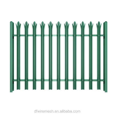 Residence Designs Galvanized Steel Palisade Fence Low Price
