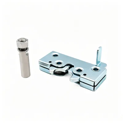 Heavy Duty Galvanized Iron Rotary Latches Mortise Lock with 1 Key for Cabin Door Lifting Box Metal Cabinet RV