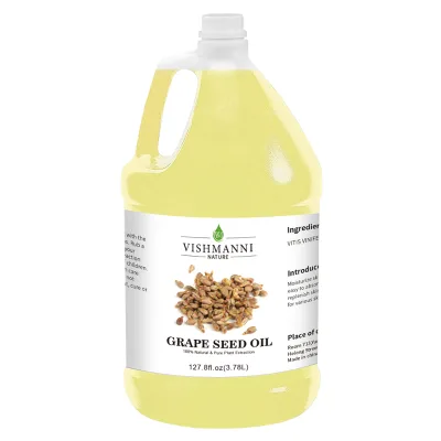 Surprise Price Cold Press Essential Oil 100% Pure Natural MSDS Certified Grape Seed Oil 1kg Bulk for Skin Whitening Hair Beauty