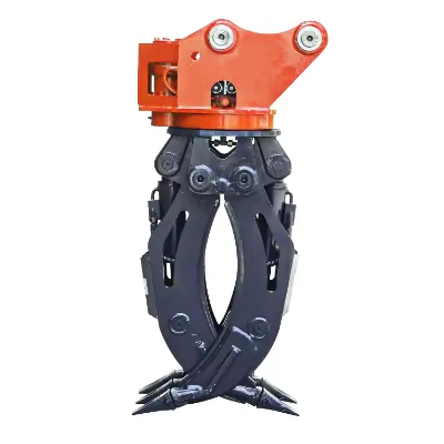 New Design Log Scrap Metal Stone Grab Rotating Wood Grapple with Good Price