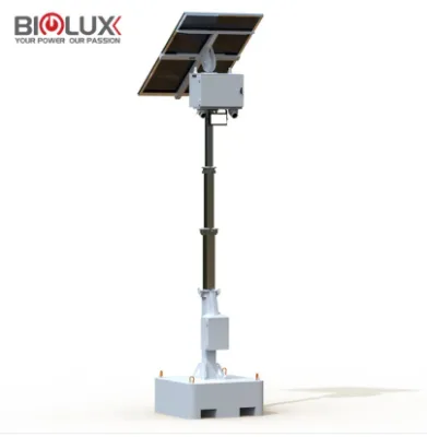 BIGLUX Mobile Street Tower Solar Light Tower for Construction Site Off-Grid Solar Lighting Solutions