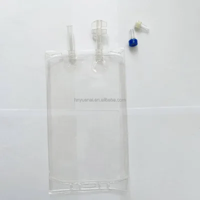 Medical Disposable 250ml 500ml 1000ml Plastic PVC EVA Transparent PP IV Infusion Bag for Single Use