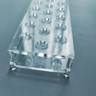 Jinfang Customized Frosted Fused Silica Quartz Glass Parts High Temperature Resistant Precision Machined Industrial Component