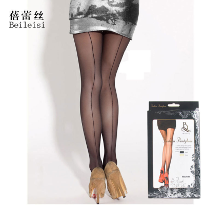 New BEILEISI Rear Super Thin Jacquard Tights