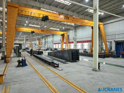 Industrial 25 Ton Single Girder Portal Crane for Factory Cargo Movement Storage Yard Lifting and Production Support