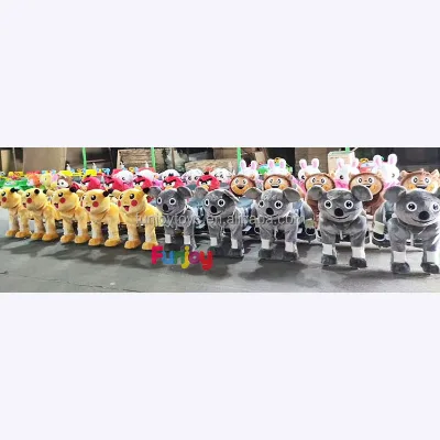 Factory Wholesale Four Wheeler Animal Rides Scooters Coin Operated Ride-on Toys for Kids in Shopping Centers
