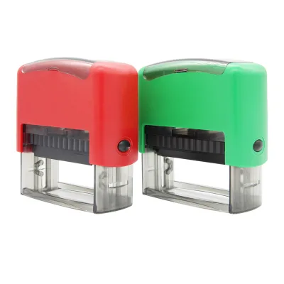 Hot Sale Different Sizes Custom Self Inking Rubber Stamp Blank Self Inking Stamp With Rubber Pad Custom Logo