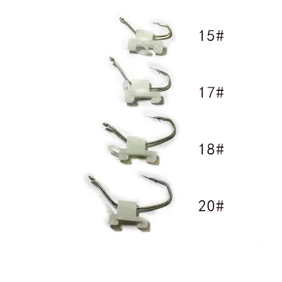 Multiple Size Luminous Shrimp Back Hook Fishhooks Corrosion Resistant Single Hook Floating Shrimp Rig Live Shrimp Hook