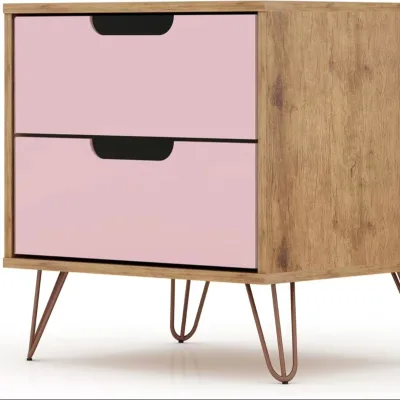 Bedside Table with Drawers, Medieval Modern Bedside Table, Minimalist Display and Storage Rack, Perfect for Bedrooms