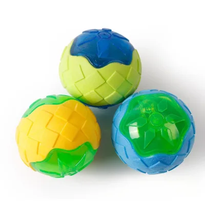 Pet Products Floating Toy Ball Audible Light-Emitting Tpr Toys Dog Teeth Grinding Wear-Resistant Bite Toys